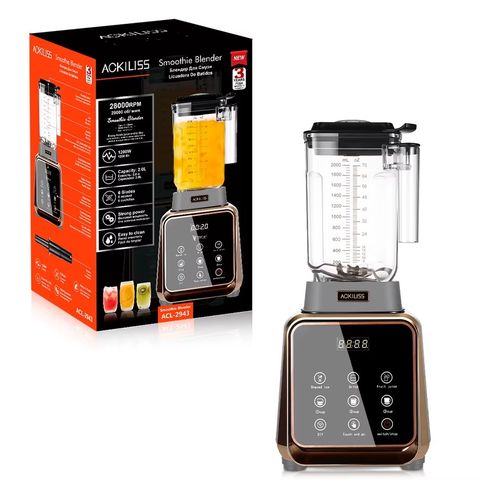 Licuadora digital AOKILISS ACL-2941 con jarra de vidrio 2L y panel táctil
