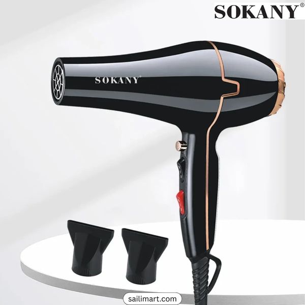 Secador SOKANY SK-8088 mostrando los dos concentradores incluidos